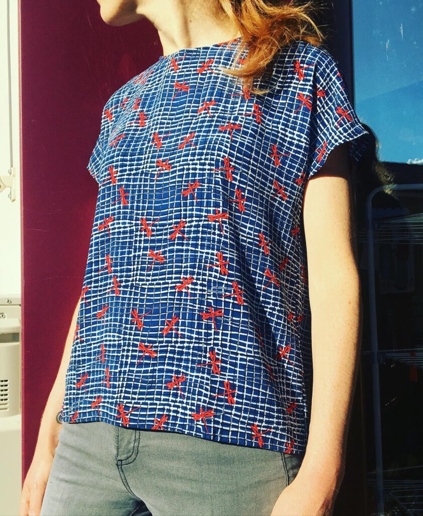 maglietta manica kimoncino